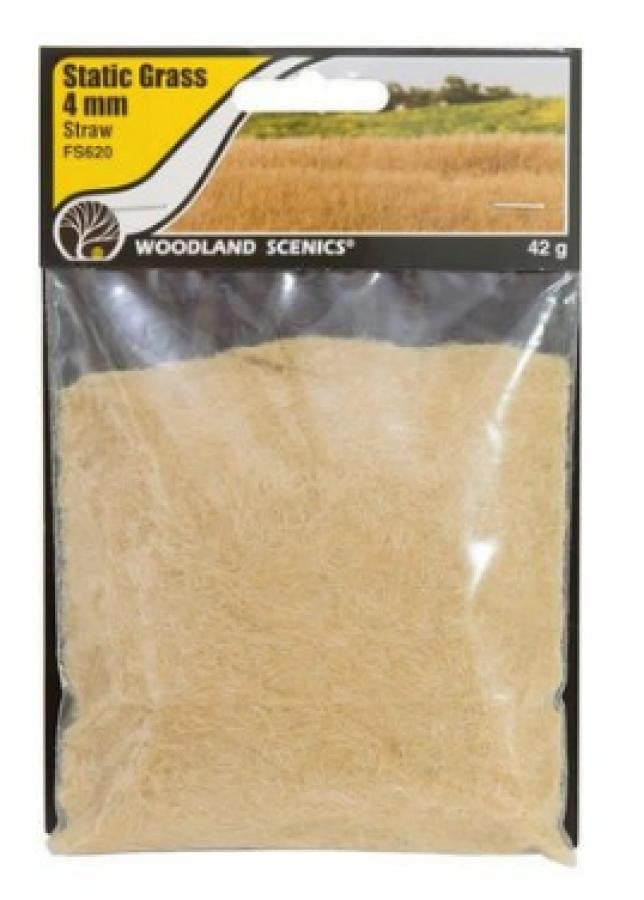 Woodland Scenics Static Grass Straw Green 4mm 620